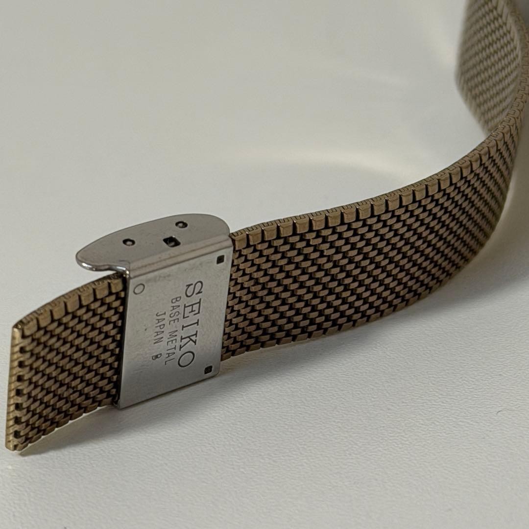 Seiko Dolce 9531-5150 Gold Square Case Watch Japan Battery Replaced 072406