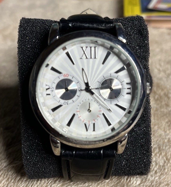 Beautiful Sport Or Dress Watch Star Burst Dial Roman Numerals New Battery
