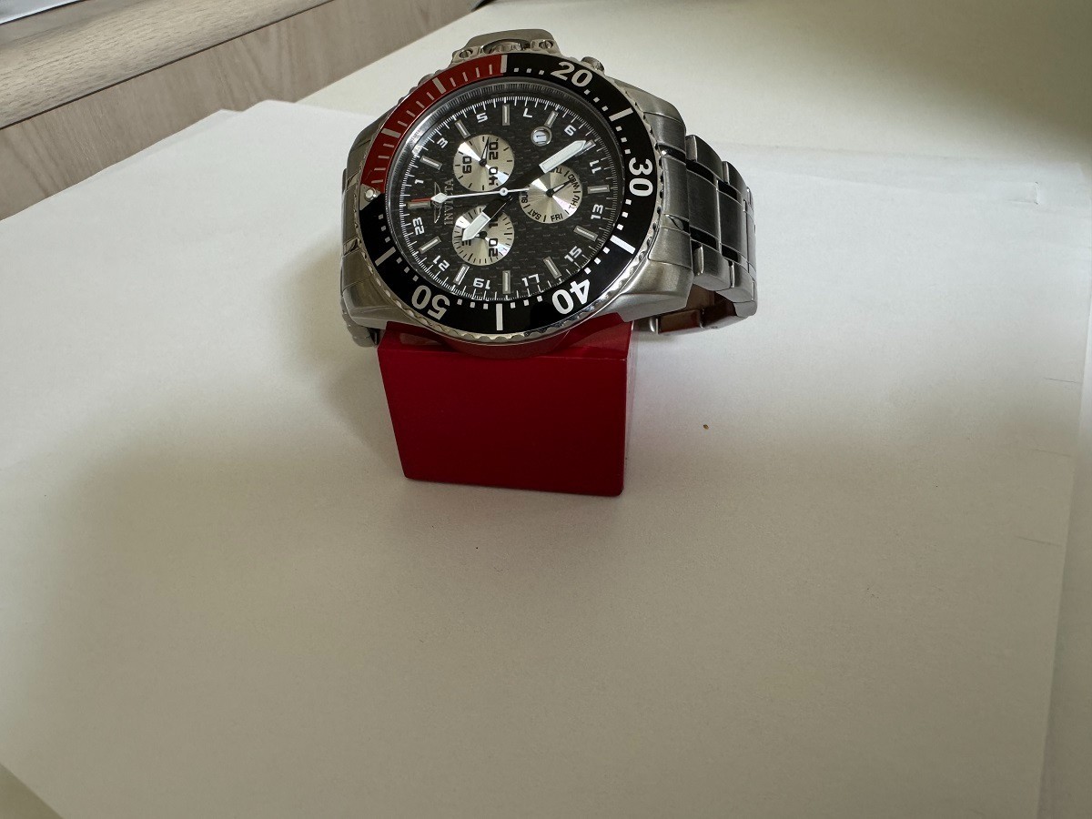 Invicta 11283 Pro Diver Chronograph Black Carbon Fiber Dial Coke Bezel Watch