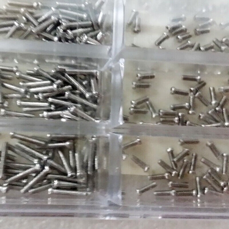 1.6-6.0mm Stainless Steel Screws Eyeglass And Watch Repair Screw Repair Tools