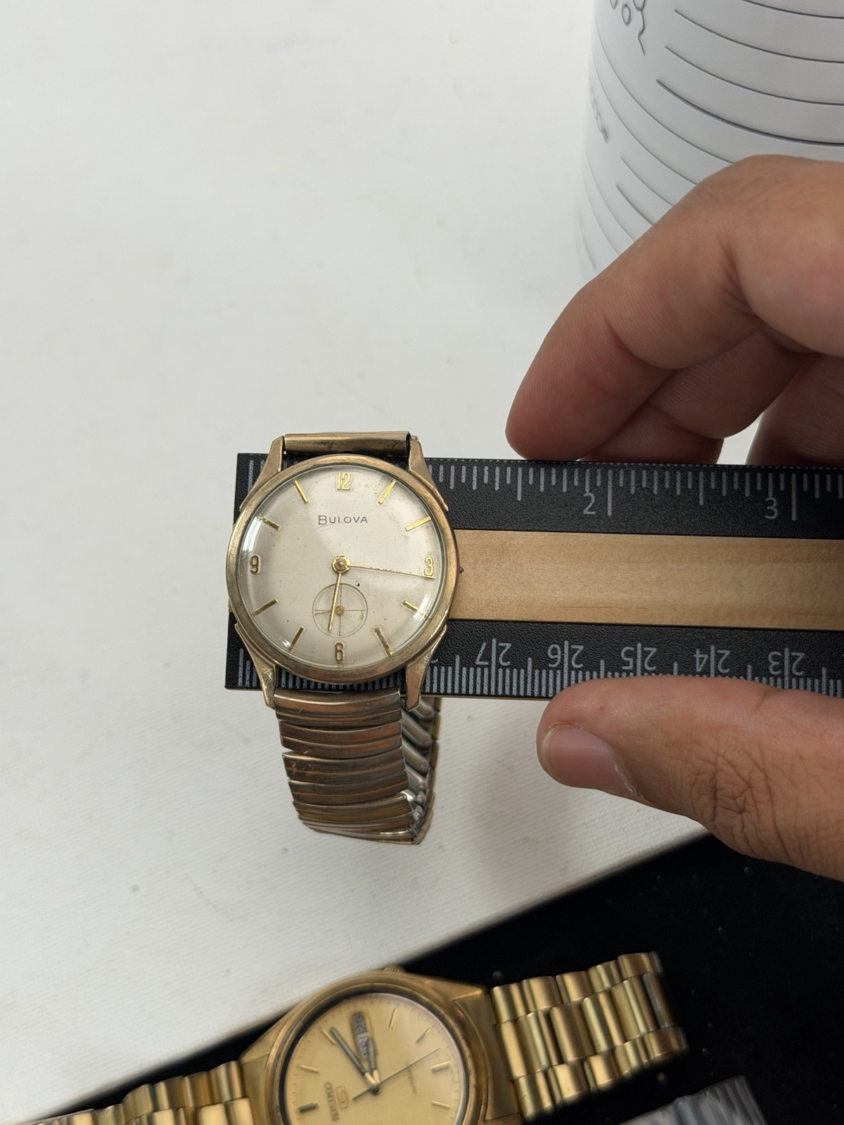 Vintage 10k Rolled Gold Plate Bulova 1950s President Watch