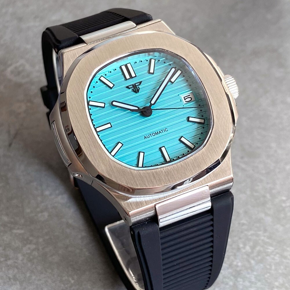 Tandorio 40mm Sapphire 20ATM Lume Automatic NH35A PT5000 Men Mechanical Watch