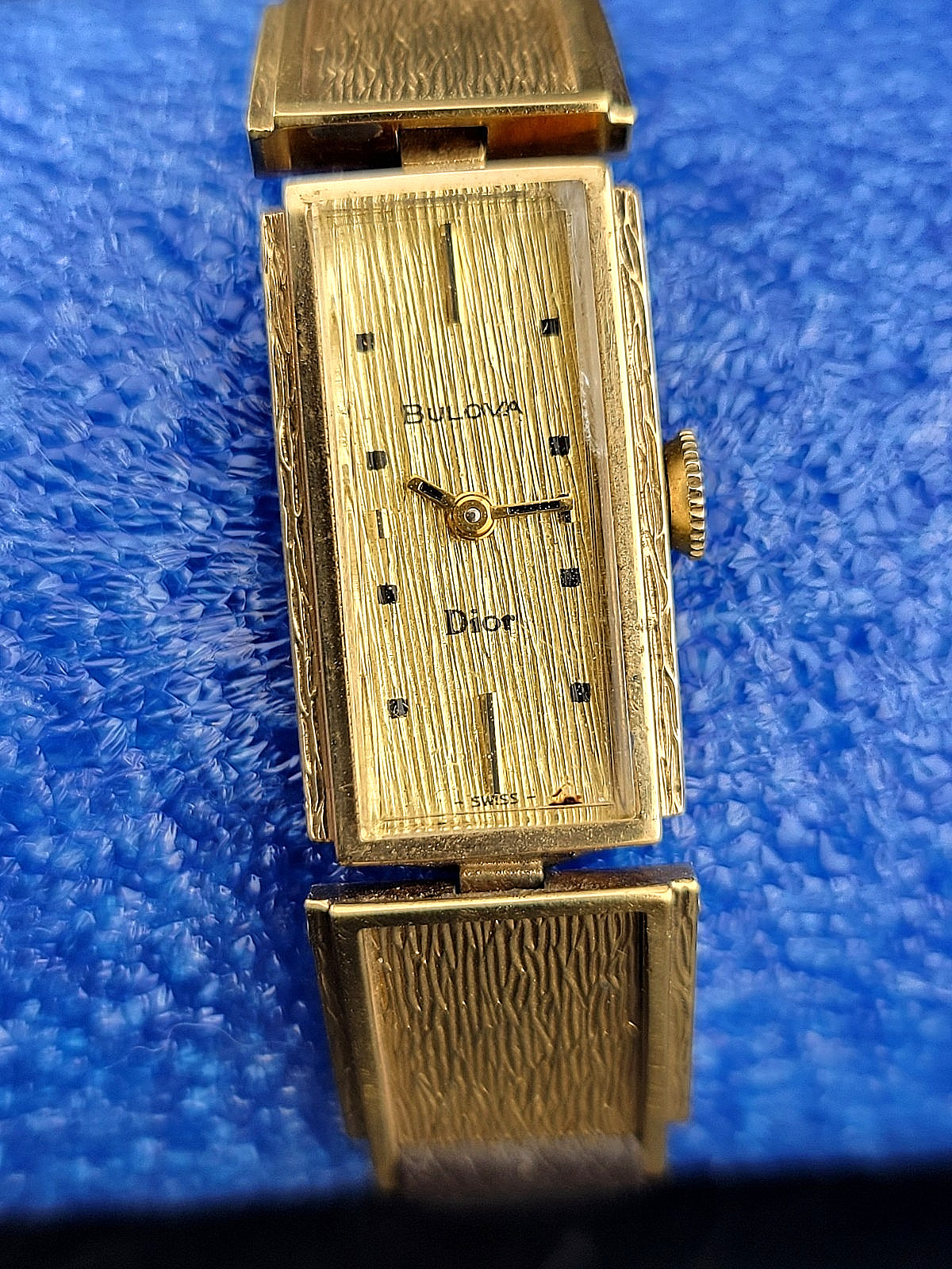 w/Running Video: Vintage 1963 Bulova by Dior 10k Rolled Gold Plate Women’s Watch
