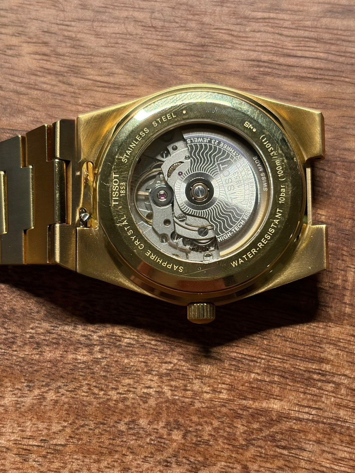 Tissot prx powermatic 80 gold band and gold dial – 40mm- T137.407.33.021.00-