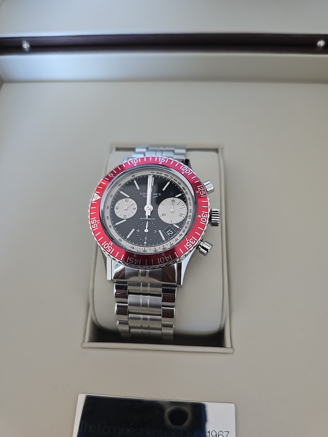 The Longines Heritage Diver 1967 L2.808.4.52.6 Chronograph Watch