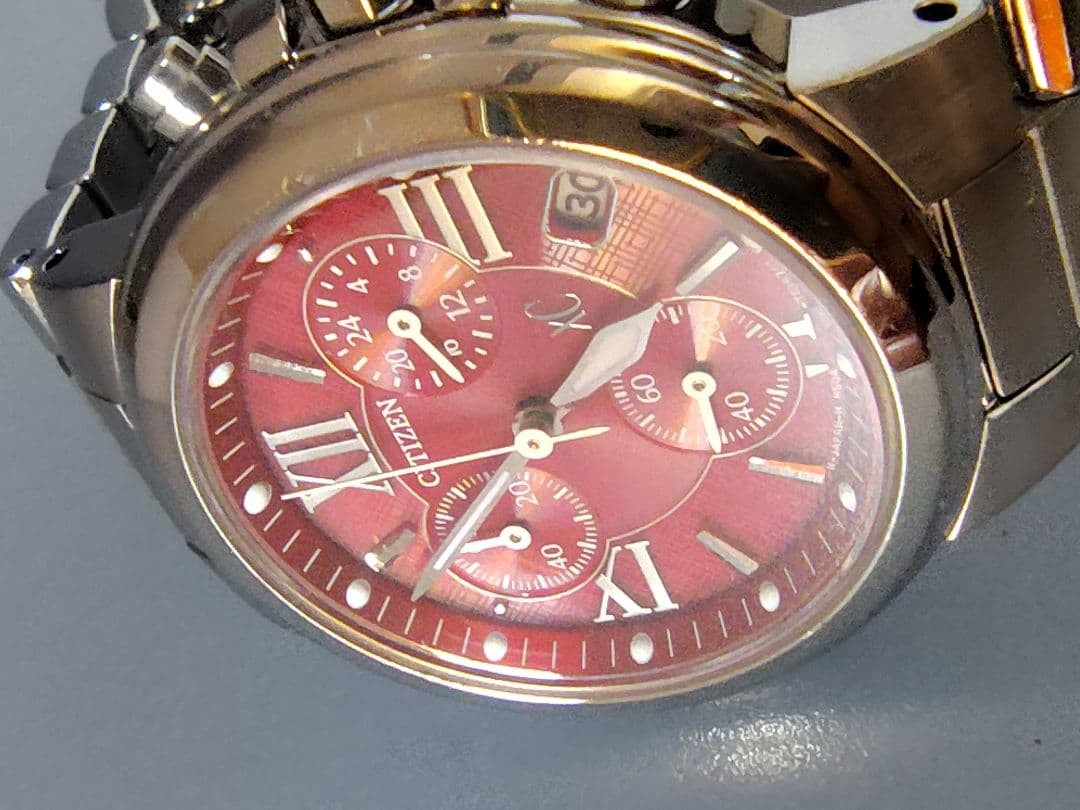 Citizen xC Chronograph Solar Wristwatch wrist 15.5cm/6.1in Mens NB/NA