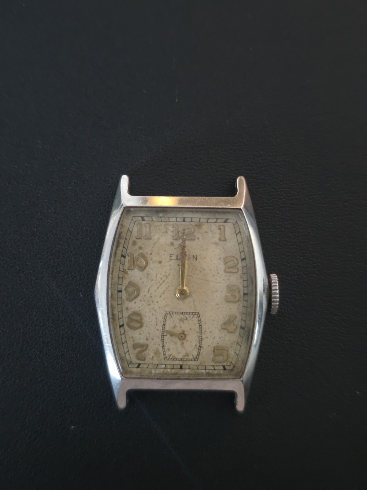 Vintage 1930s Elgin Art Deco Tonneau Watch 15J Project – Balance Oscillates