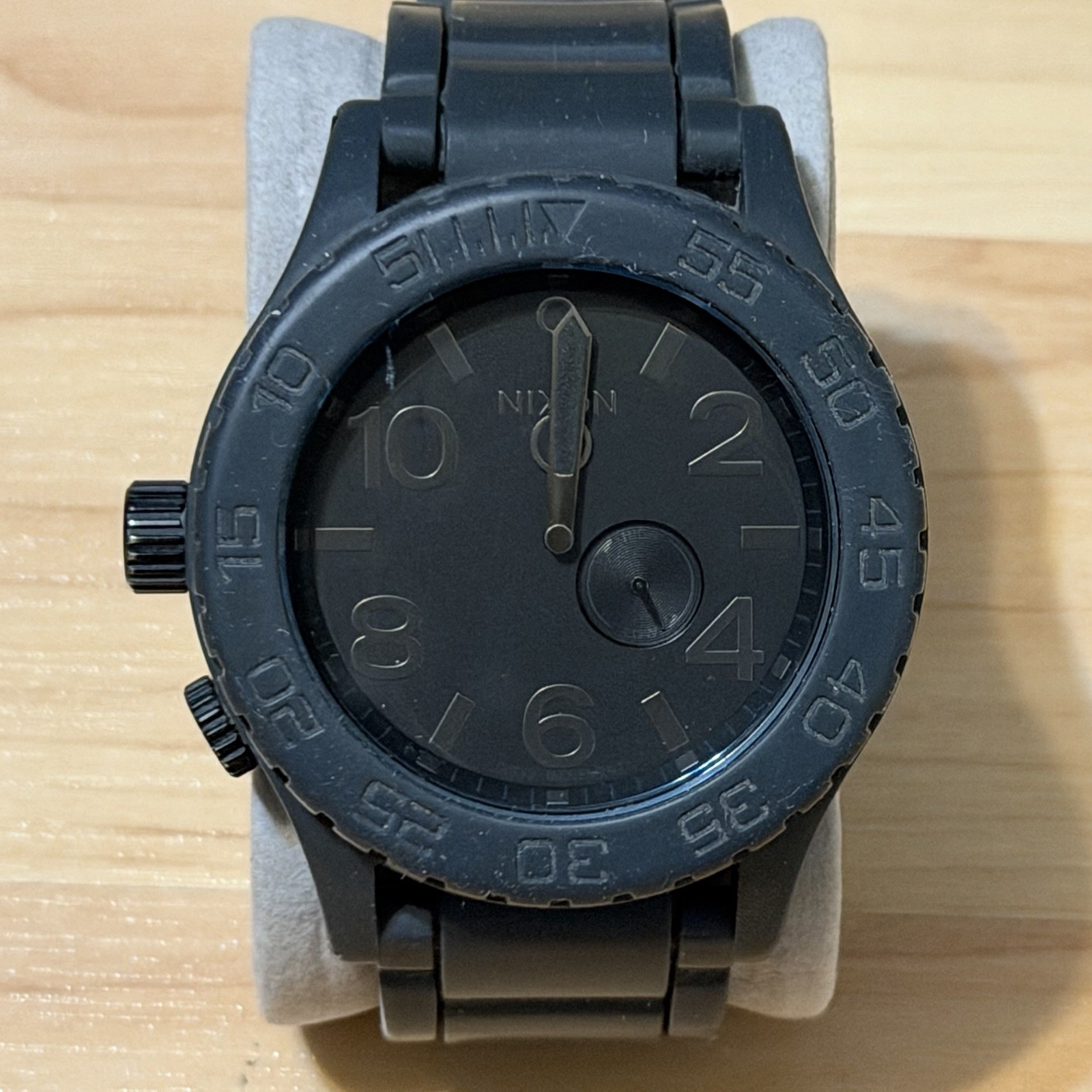 Nixon The Rubber 51-30 “Simplify” Tide Black Men’s Analog Surf Watch RUNNING