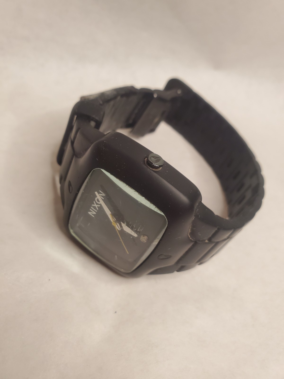 Nixon The Rubber Player “Yes It’s Real” Black Men’s Analog Watch – M4-57