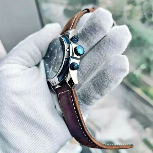 MILITARY Automatic Sport Watch for Men Mechanical Skeleton Multi Dial 10ATM Date