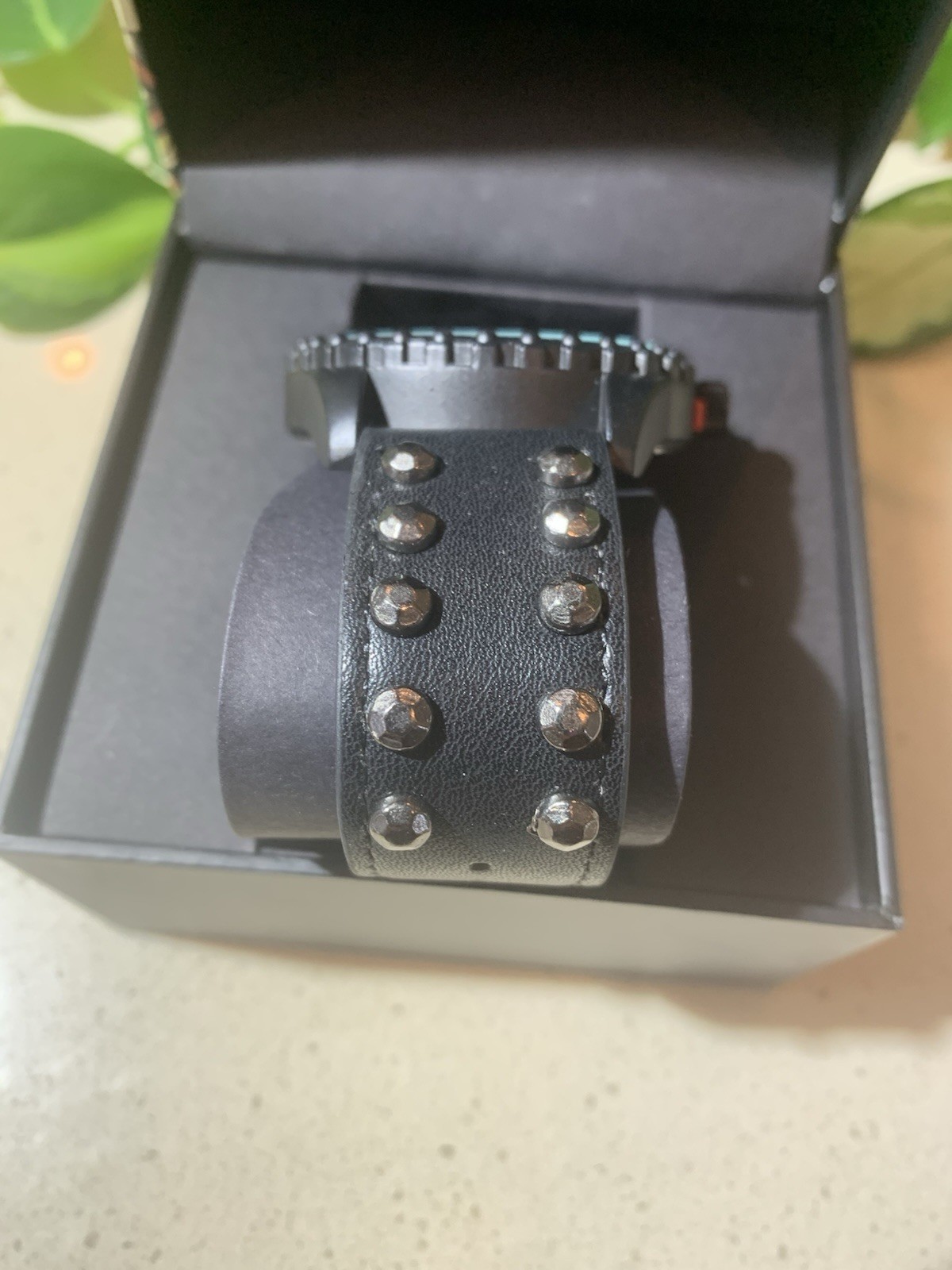 Ed Hardy Quartz Watch Black Skull Dial Black Strap w/ Box NEW