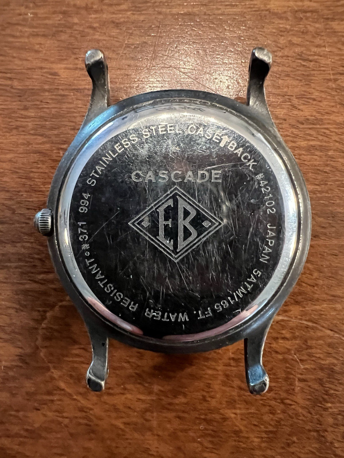 Eddie Bauer Cascade Men’s Quartz Wristwatch Stainless Steel.