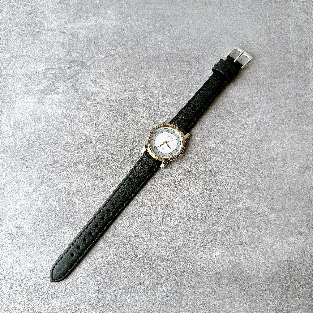 SEIKO LUCENT 5E21 6E00 Seiko Lucent Combination Case Quartz Men’s Watch