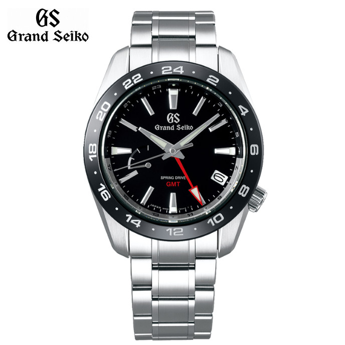 Grand Seiko SBGE253 Spring Drive GMT Sport Collection Black Dial Watch Japan New