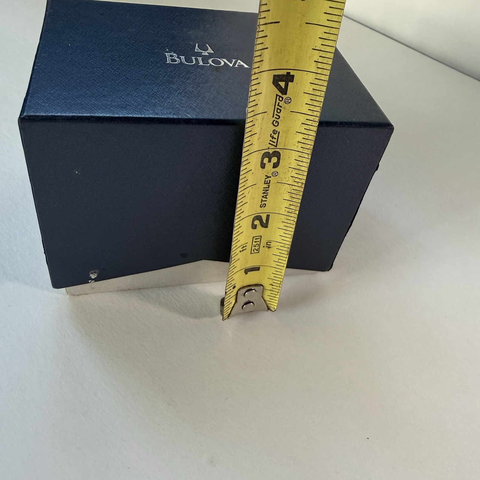Bulova Marine Star Mens 38mm Blk Dial Silver Tone Date 96G14 New Batt, Full Kit