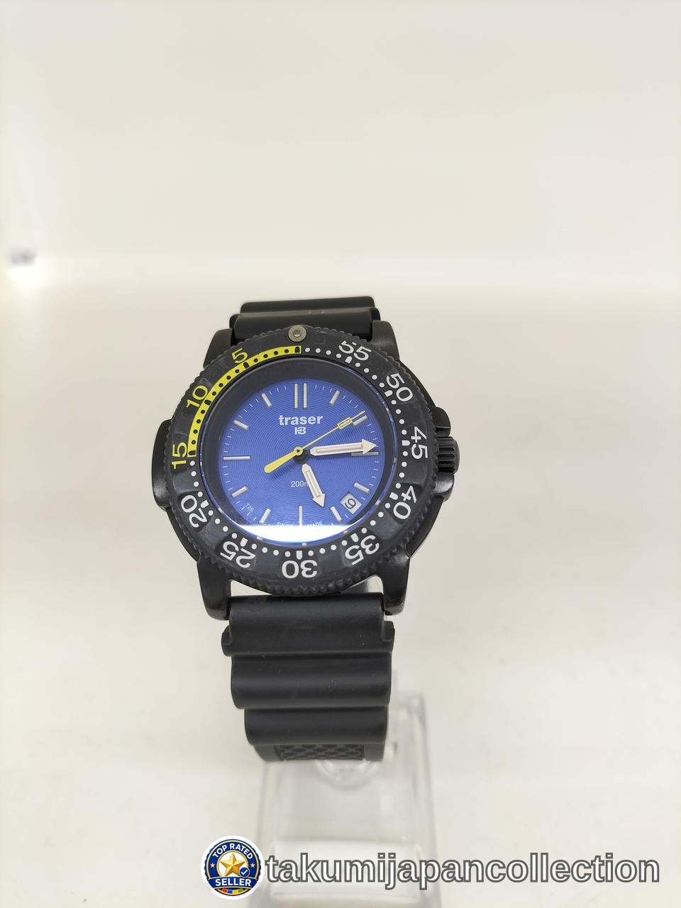 Traser H3 Men’s Quartz Watch Black Dial Sport Diver #M-2987