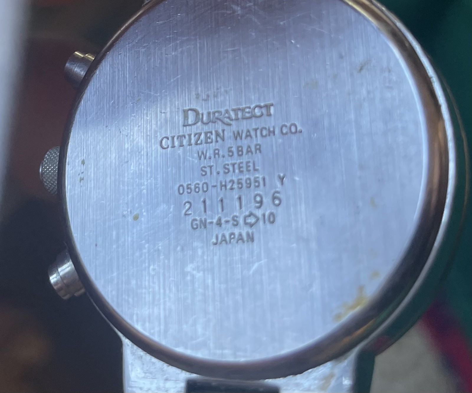 CITIZEN XC Cross Sea 0560 H25951Y Ladies Quartz Chronograph Watch Gold Tone