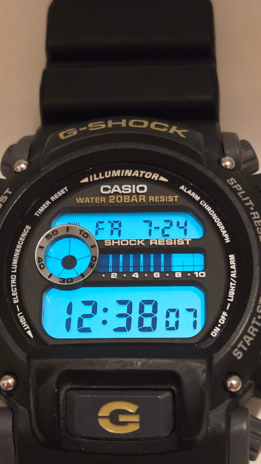 Casio G-Shock DW-9052 Watch Water Resist 20Bar Shock Resist Alarm Chronograph