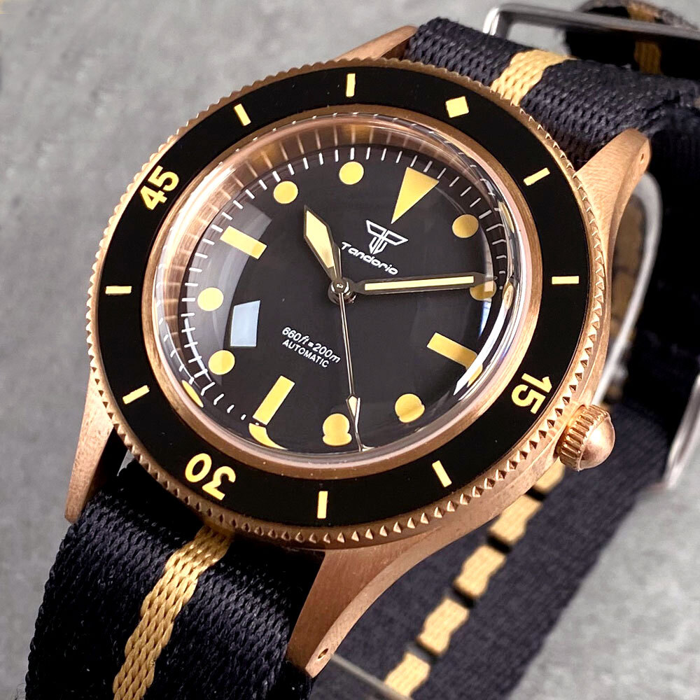 40mm 50-Fathoms CUSN8 Solid Bronze Japan NH35 PT5000 Automatic Watch for Men