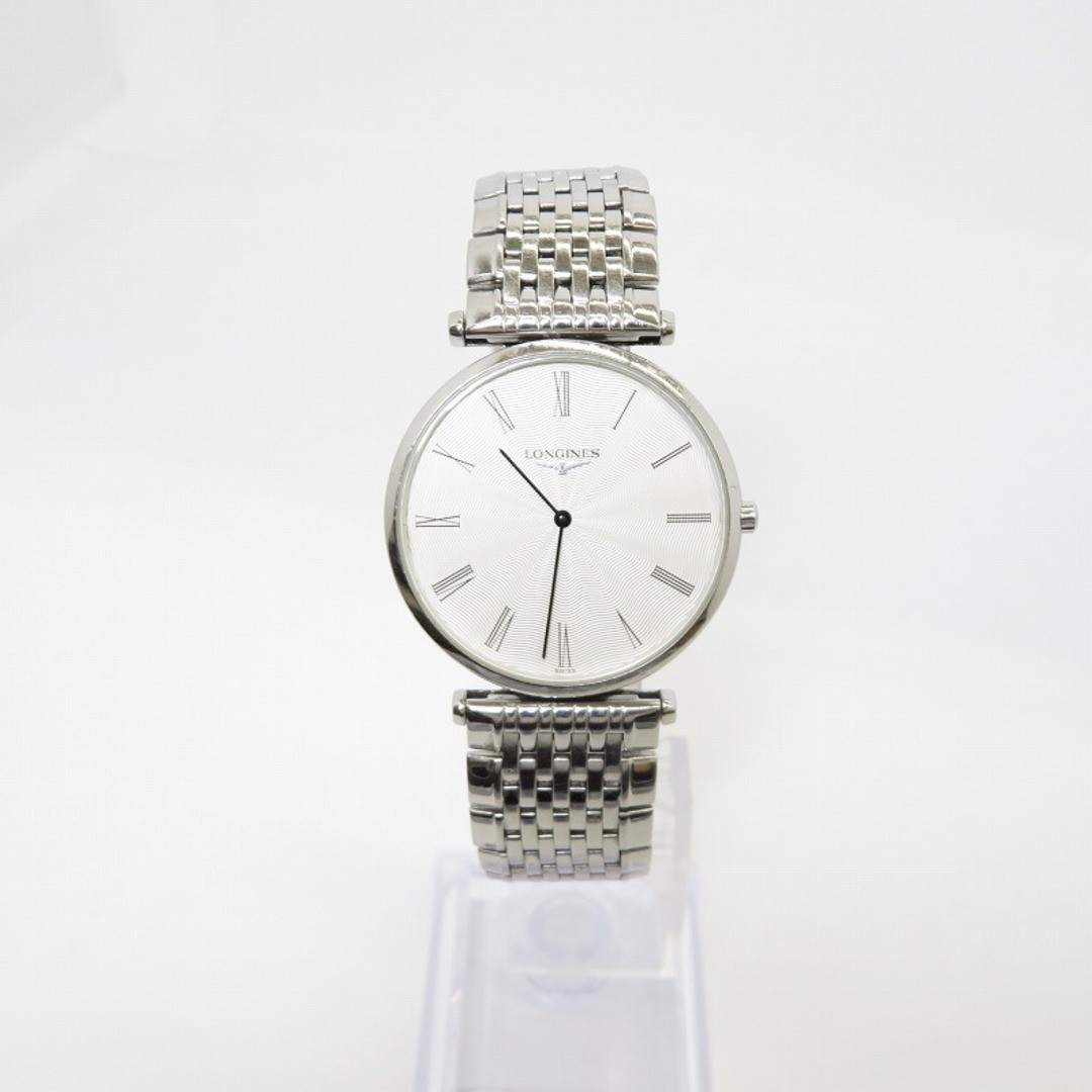 Longines Grand Classic Quartz Watch 34mm Analog Vintage From Japan