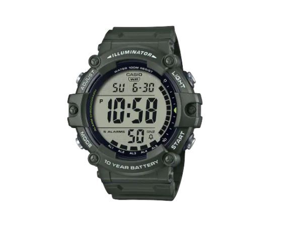 Casio Men’s Quartz Illuminator 10-Year Battery 51mm Digital Watch AE1500WHX-3AV