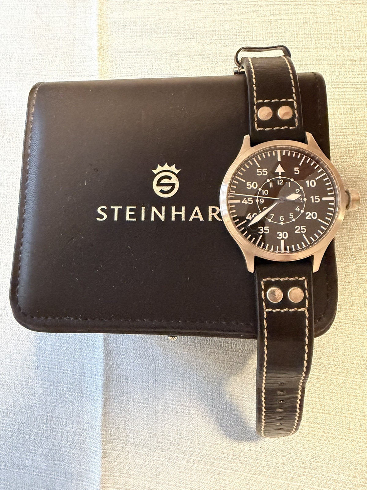 Steinhart Nav B-Uhr 47 Automatic B-Type ETA 2824-2 Swiss Pilot Watch