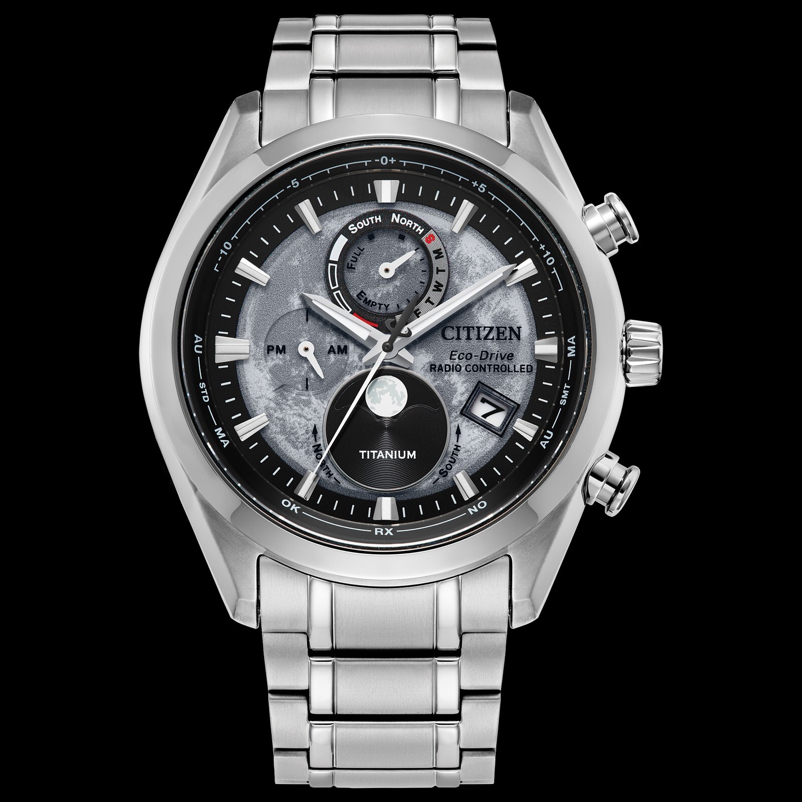 CitizenEco-drive men watch Tsuki-yomi A-T Atomic Timekeeping Titanium BY1010-57H