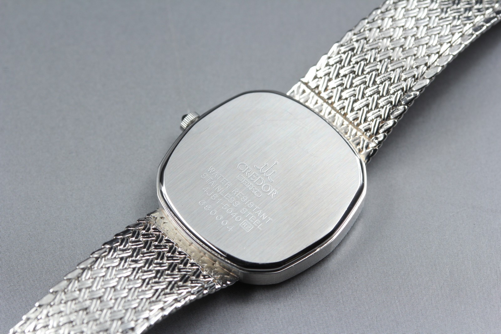 Vintage 1996 [N MINT] SEIKO CREDOR 4J81-5040 Tank Quartz Women’s From JAPAN