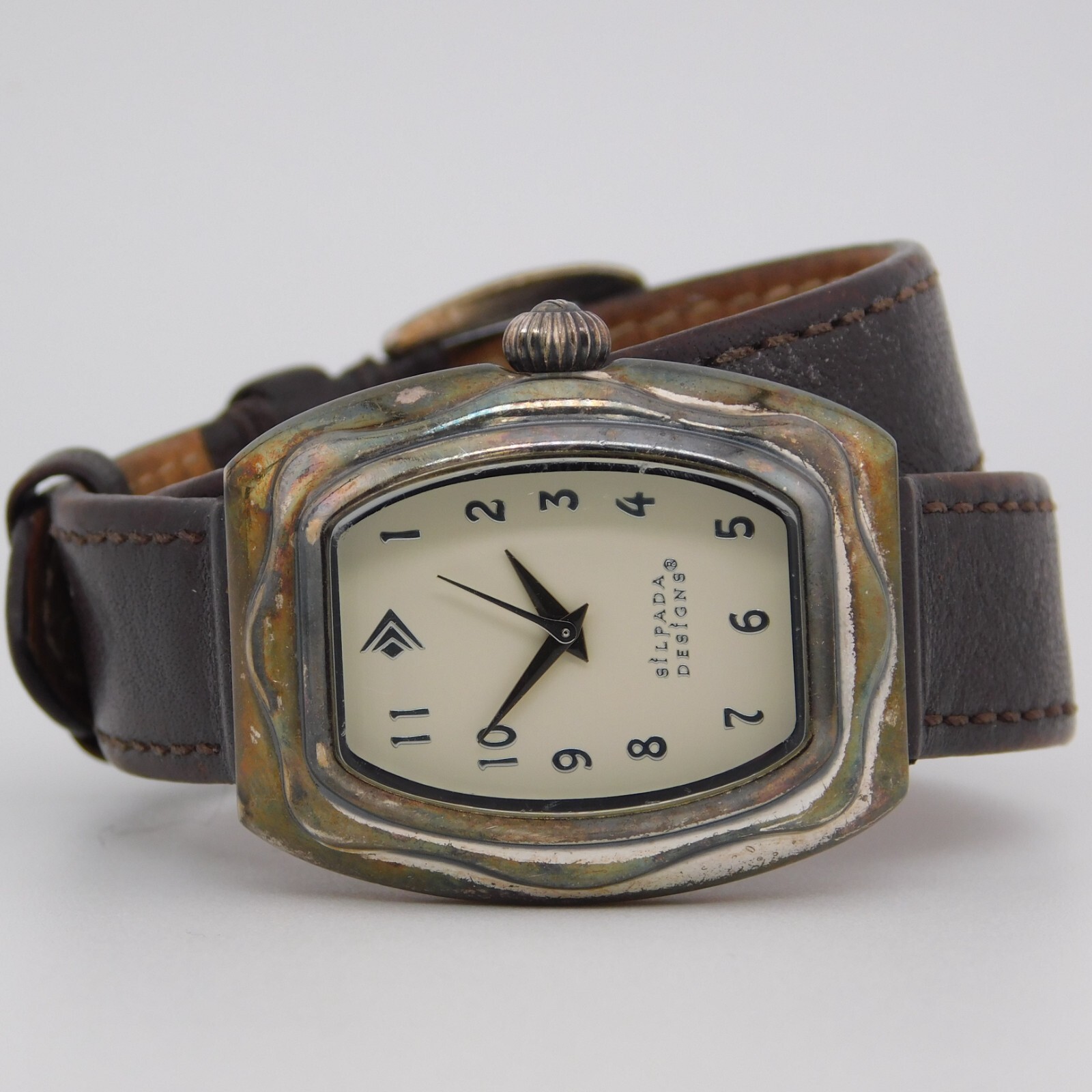 Silpada Designs Genuine Leather Quartz Analog Women’s Watch New Battery