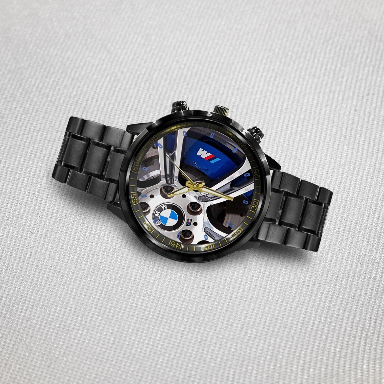 BMW M5 Style Stainless Steel Watch Water Resistant Wrist Watch