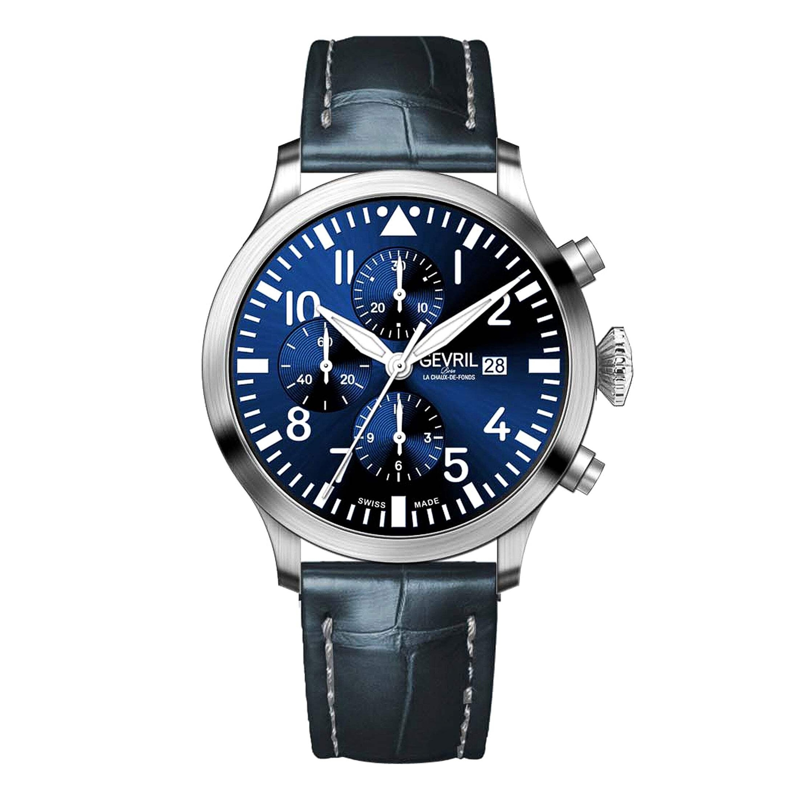 Gevril Vaughn 44mm Wristwatch 47101