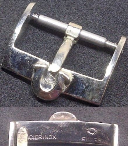 Original Omega Buckle “Ω” Buckle 16mm Inner Stainless Steel L@@K! !!