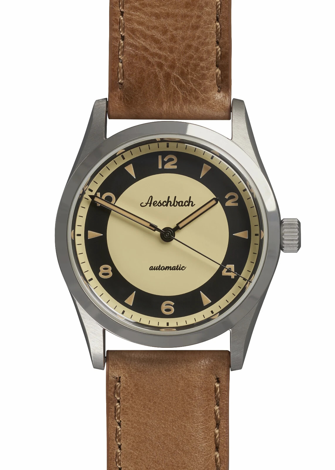 Aeschbach 1950s Pattern 25 Jewel Automatic Watch – 200m/660ft Water Resistant