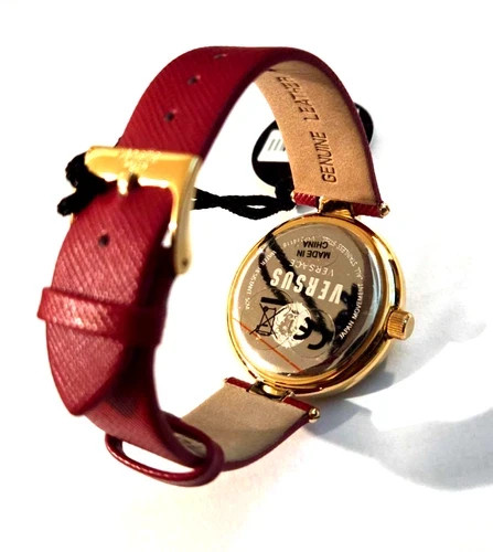 Versus Versace VSP214118 Brick Lane Red Gold Quartz Ladies Luxury Watch