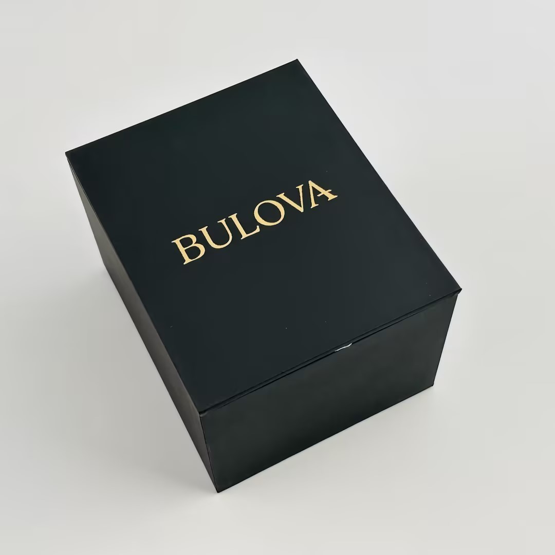 Bulova Sutton 97P150 Women’s White Diamond Dial Gold Strap Quartz Watch 28mm