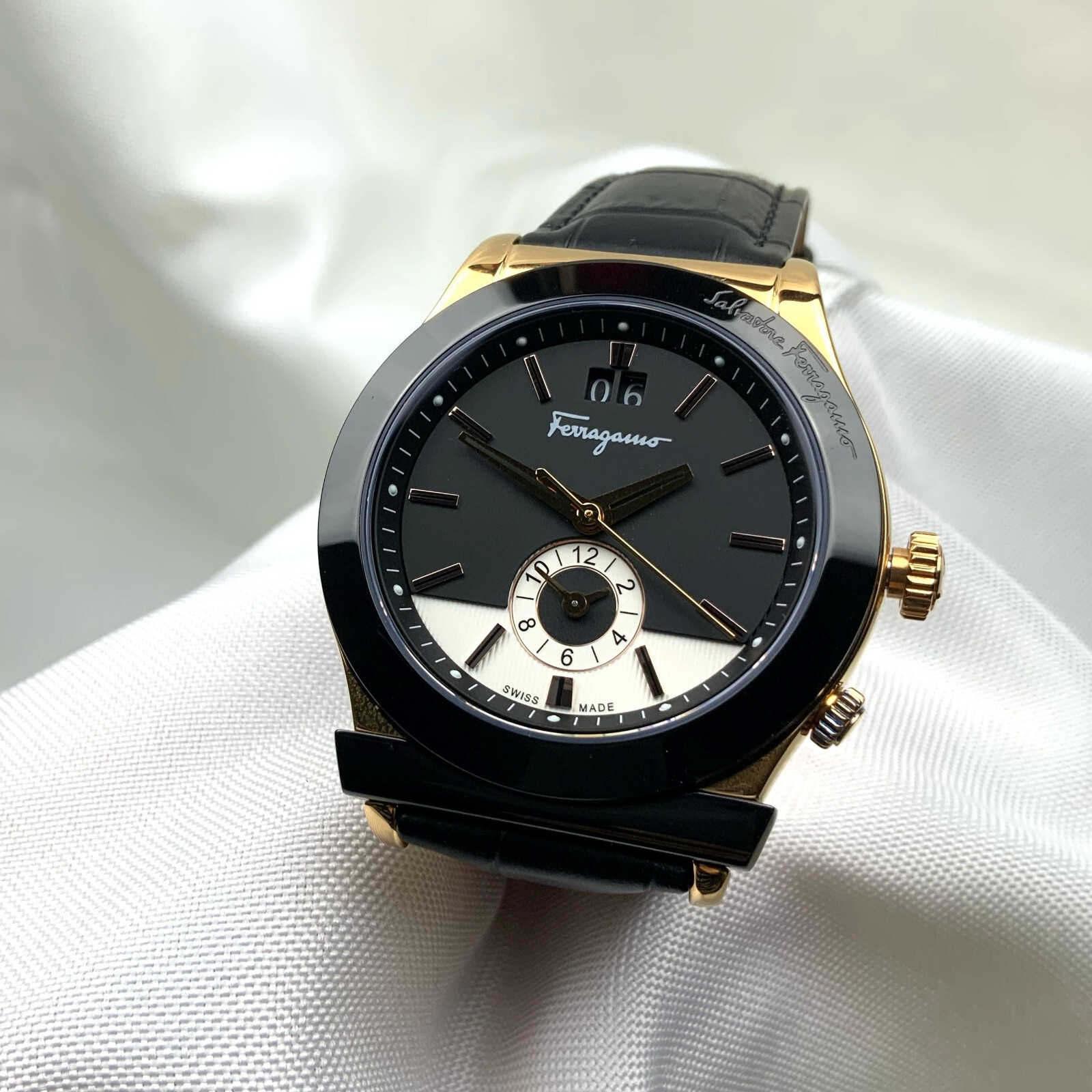 NWT Authentic Salvatore Ferragamo 1898 FFO020017 Analog Men’s Watch w/Box