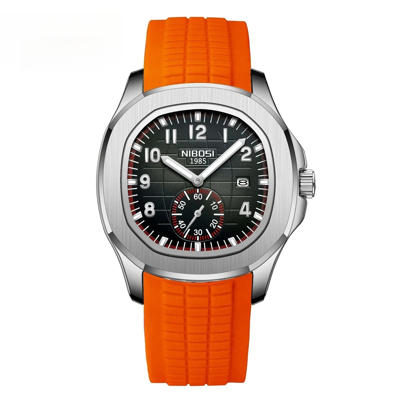 AQUANAUT Mens Luxury Quartz Watch Waterproof Luminous Auto Date Stainless Steel