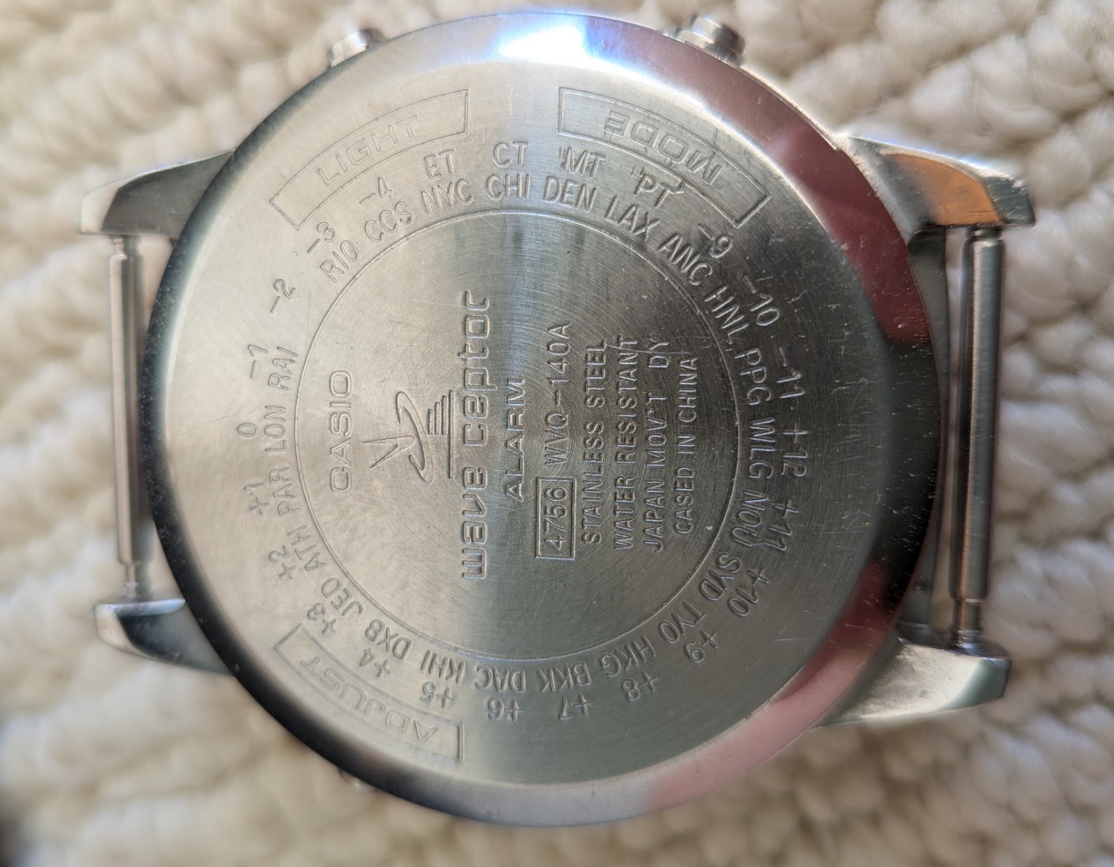 Vintage CASIO WAVE CEPTOR waveceptor Men’s Watch WVQ-140A wvq140a