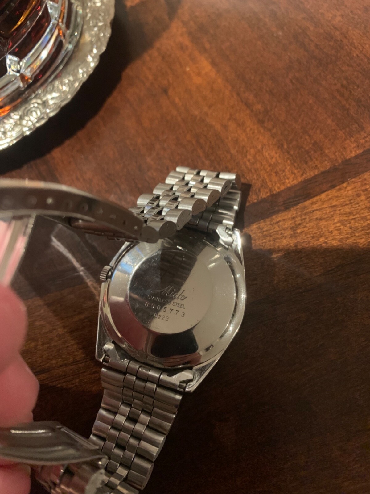 Mido Commander President Day/Date 8223 Stainless Steel Swiss Jubilee Bracelet 