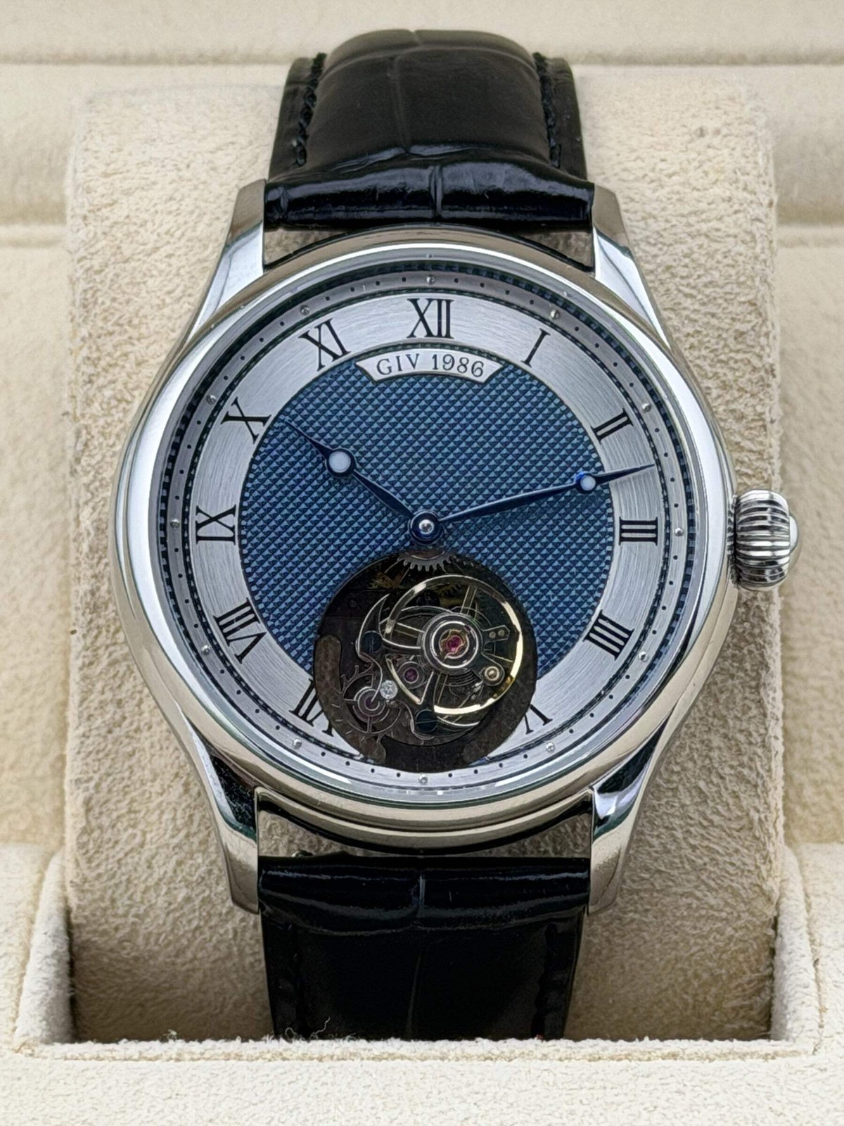 Aesop GIV Flying Tourbillon, Blue/Silver, 42mm, 2026 Box and Papers