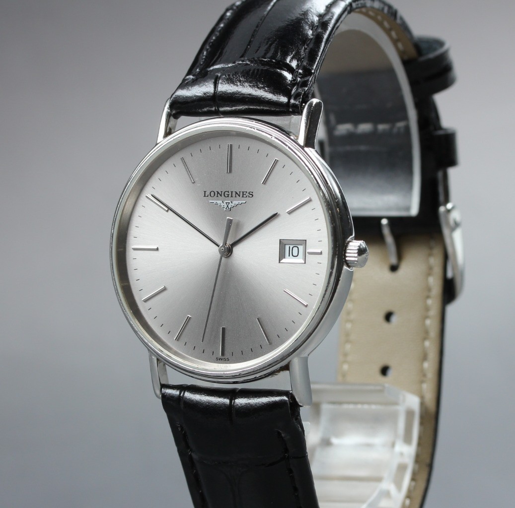 [N MINT] Longines Grand Classic L4.720.4 32mm Silver Dial Date Qz Men’s Watch