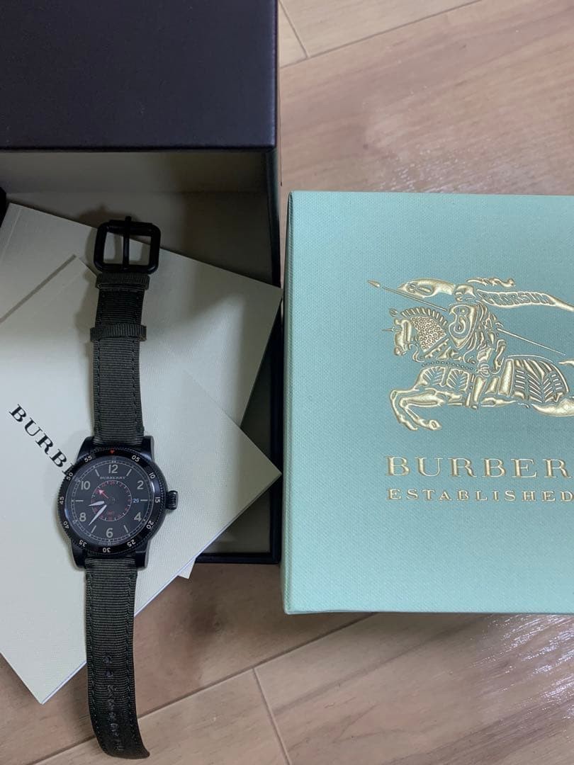 Burberry BU7855 Quartz Watch Analog 42mm Wrist 18.5cm/7.3in With Box