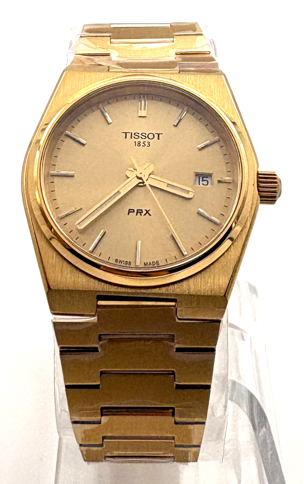 TISSOT PRX Champagne Dial Unisex Quartz Unisex Gold Watch T137.210.33.021.00