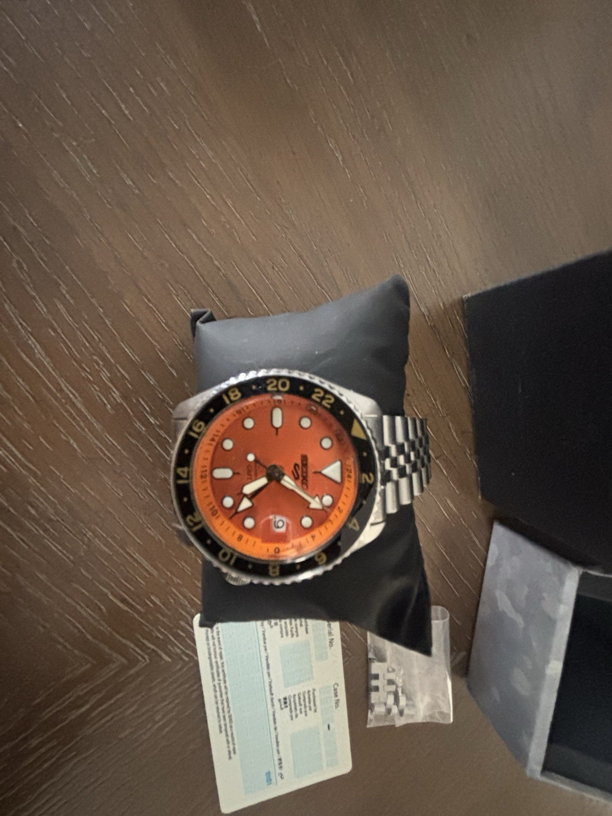 Seiko 5 Sports Orange Men’s Watch – SSK005