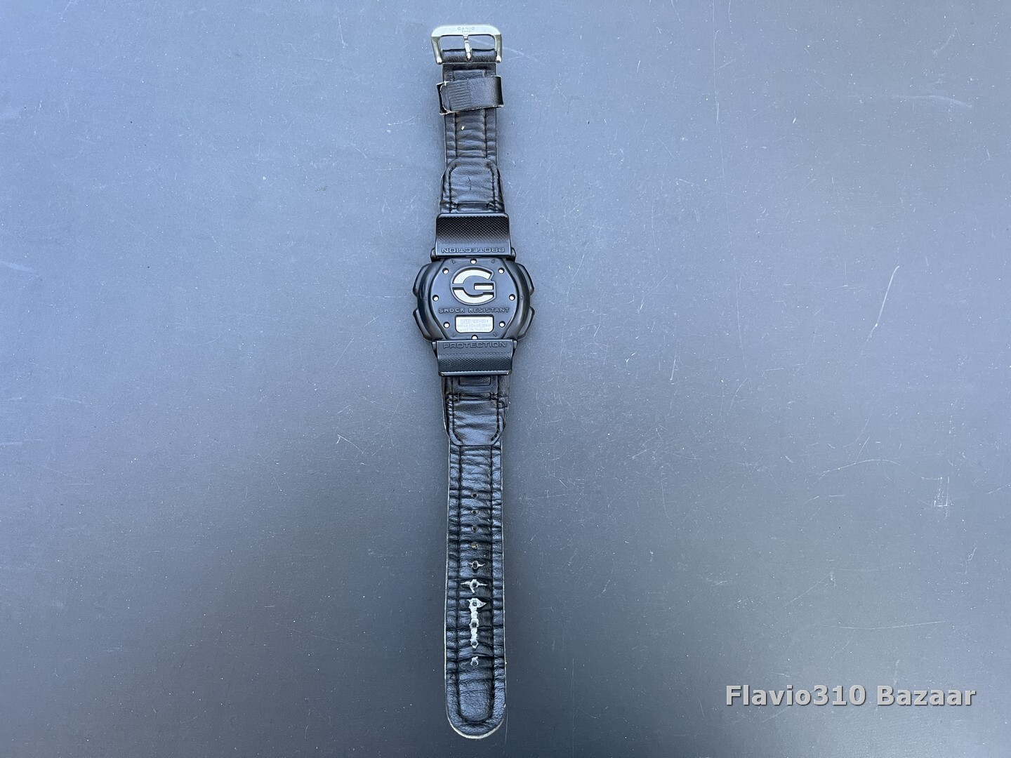 1998 Classic Casio G-SHOCK DW-004 (1659) Black & Blue 43mm Watch – New Battery