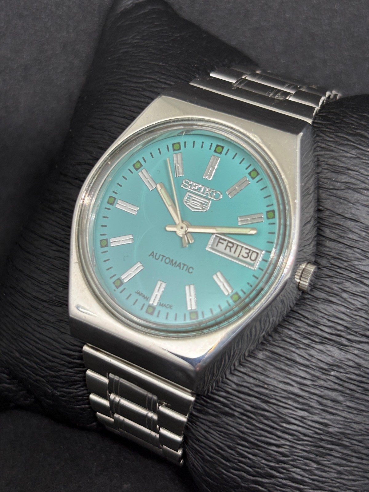Vintage Seiko 5 Automatic 6309 Cal. Day/Date Japanese Men’s Wrist Watch