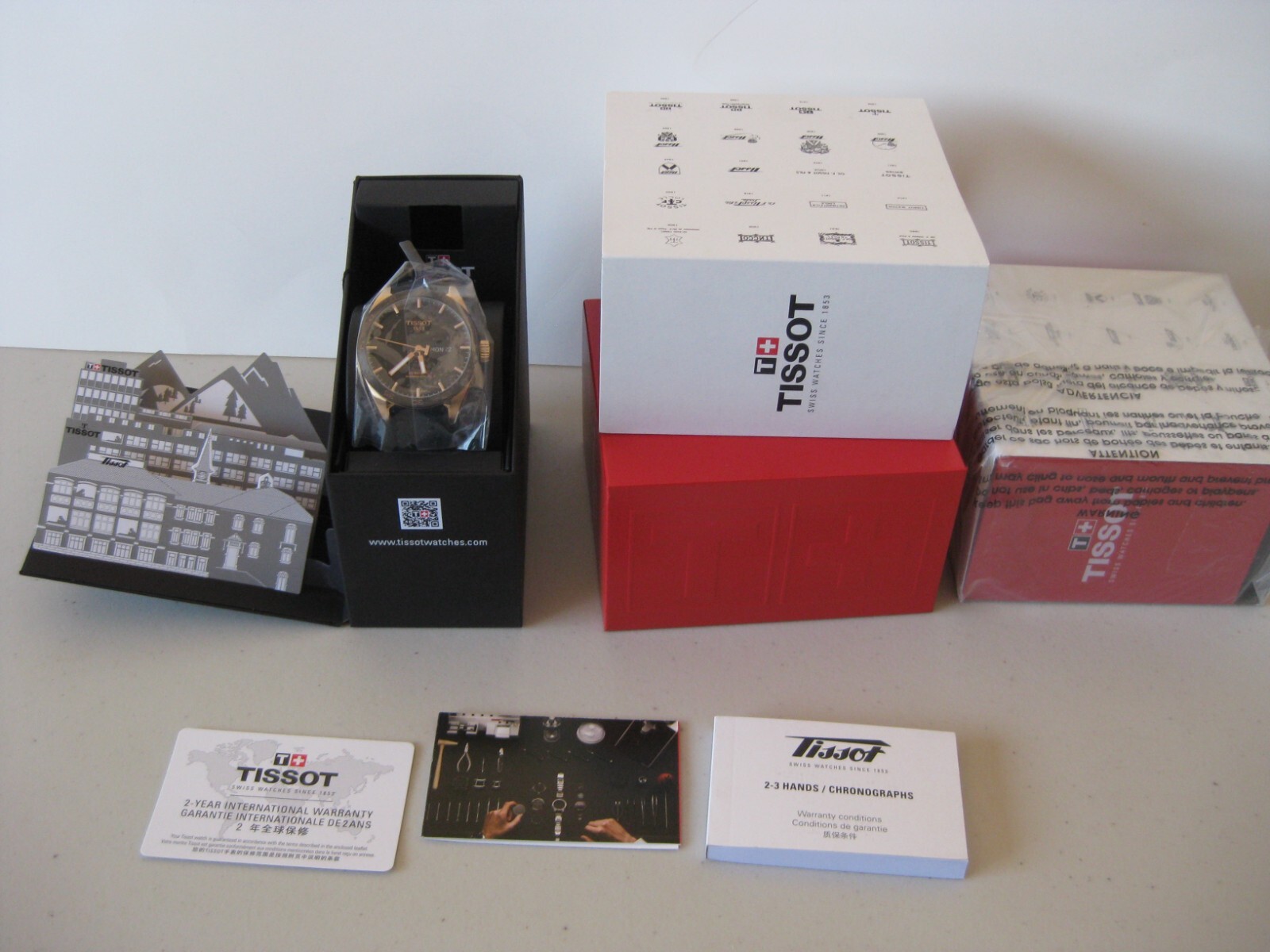 New Tissot Rose Gold PRS 516 Automatic Day Date 80 Hours Power Reserve Watch