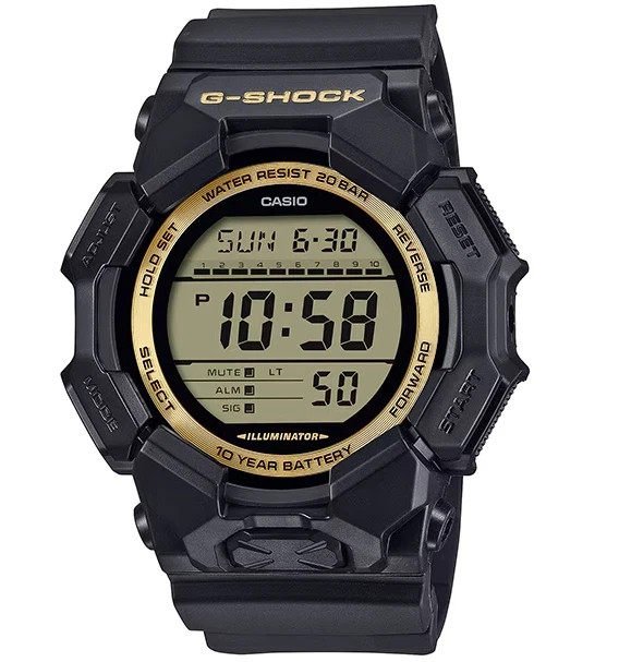 Casio G-Shock GD-010 SERIES Black Resin Watch GD010GB-1A9