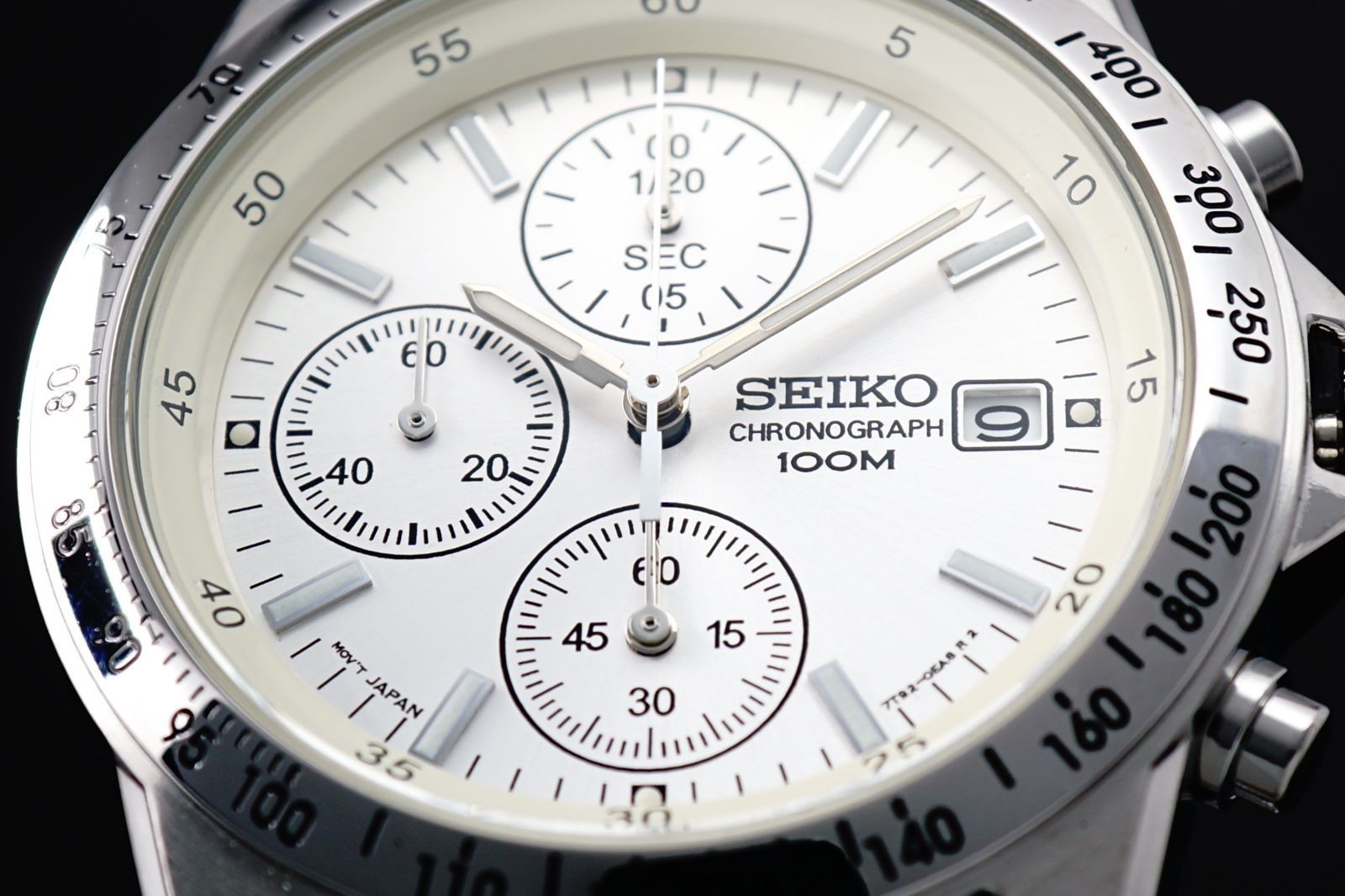 SEIKO Watch Reverse import model Quartz Battery operated New Chronograph Men’s W