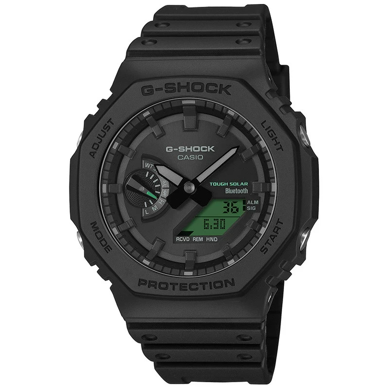 CASIO G-SHOCK GA-B2100BEG-1AJF BLACK AND ELECTRO GREEN Series Resin Men Watch